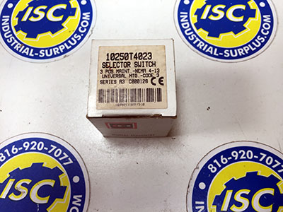 <b>Cutler-Hammer - </b>10250T4023 Selector Switch Ser A3