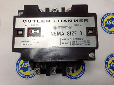 <b>Cutler-Hammer - </b>C10EG3 Contactor Ser A1 120V