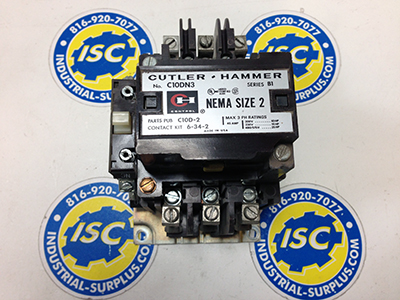 <b>Cutler-Hammer - </b>C10DN3 Contactor Ser B1 120V