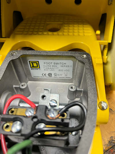 <B>Square D - </B>9002 AW117 Foot Switch NEW