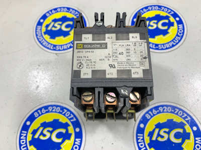 <b>Square D - </b>8910 DPA63 Contactor Ser B 208/240V
