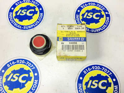 <B>Square D - </B>9001-SKR-3R Black PushB No Guard Ser G NEW