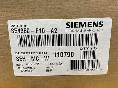 <b>Siemens - </b>SEH-MC-W Speaker Strobe NEW